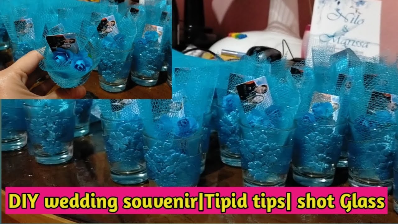 DIY wedding souvenir|tipid tips|shot glass