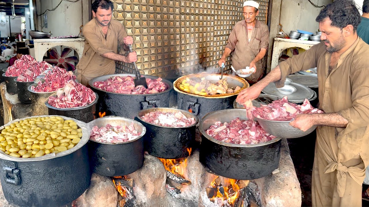600 KG SOLD OUT IN 2 HOURS! GIANT SIZE AFGHAN ROSH PREPARED | FAMOUS LAL CHAFOR ROSH