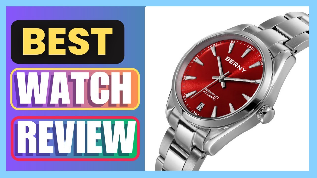 Best BERNY Women Watch Automatic Mechanical Full
