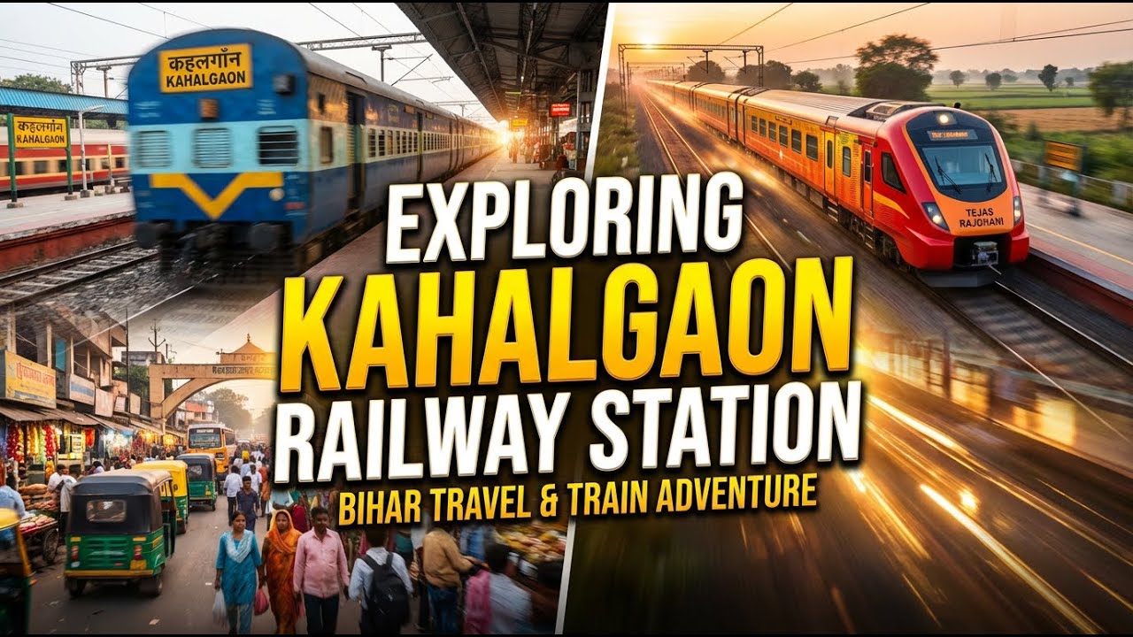 Kahalgaon Railway Station I Bazar I Bus Stand I Kahalgaon Train I Tejas Rajdhani Skip | Vande Bharat