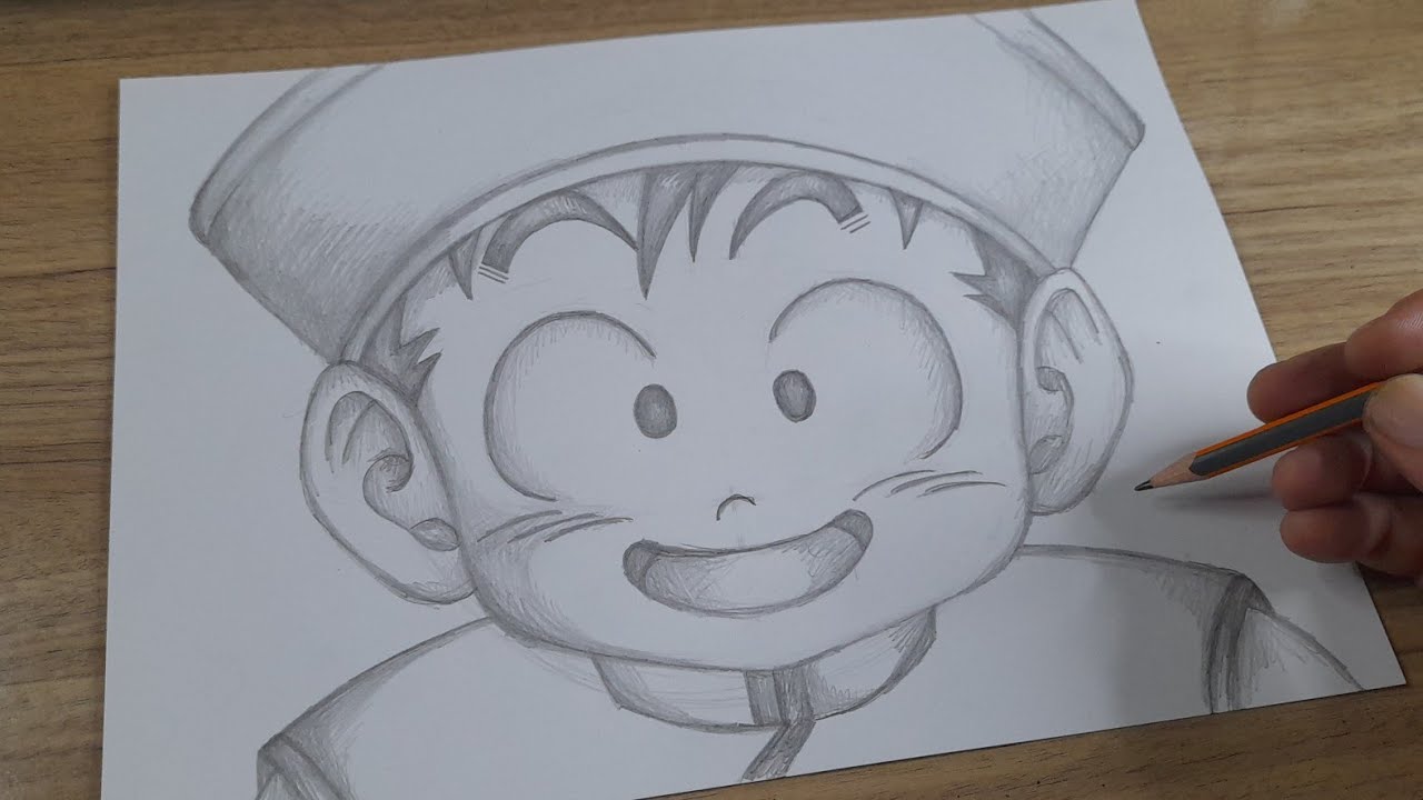 FACIL DE DESENHAR | COMO DESENHAR KID GOHAN || DBZ