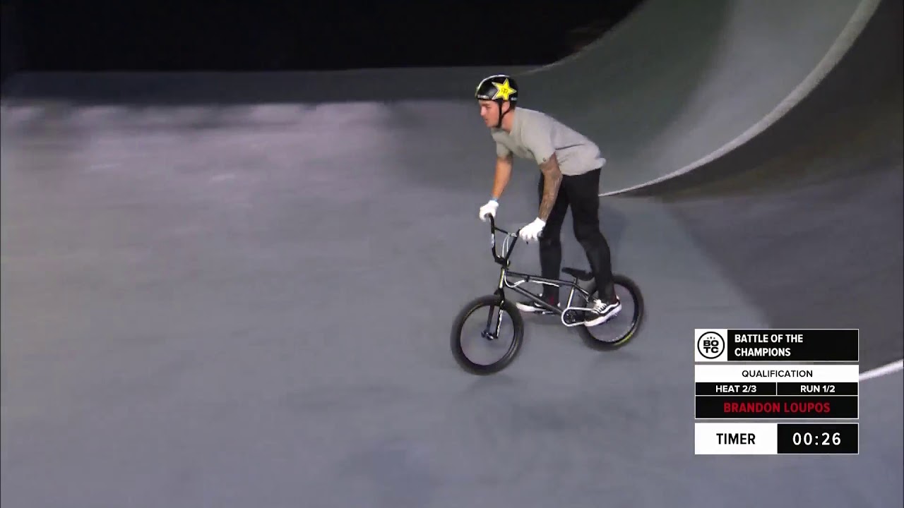 Brandon Loupos | 1st place &ndash; BMX Freestyle Park Pro Qualification | FISE Battle of the Champions 2