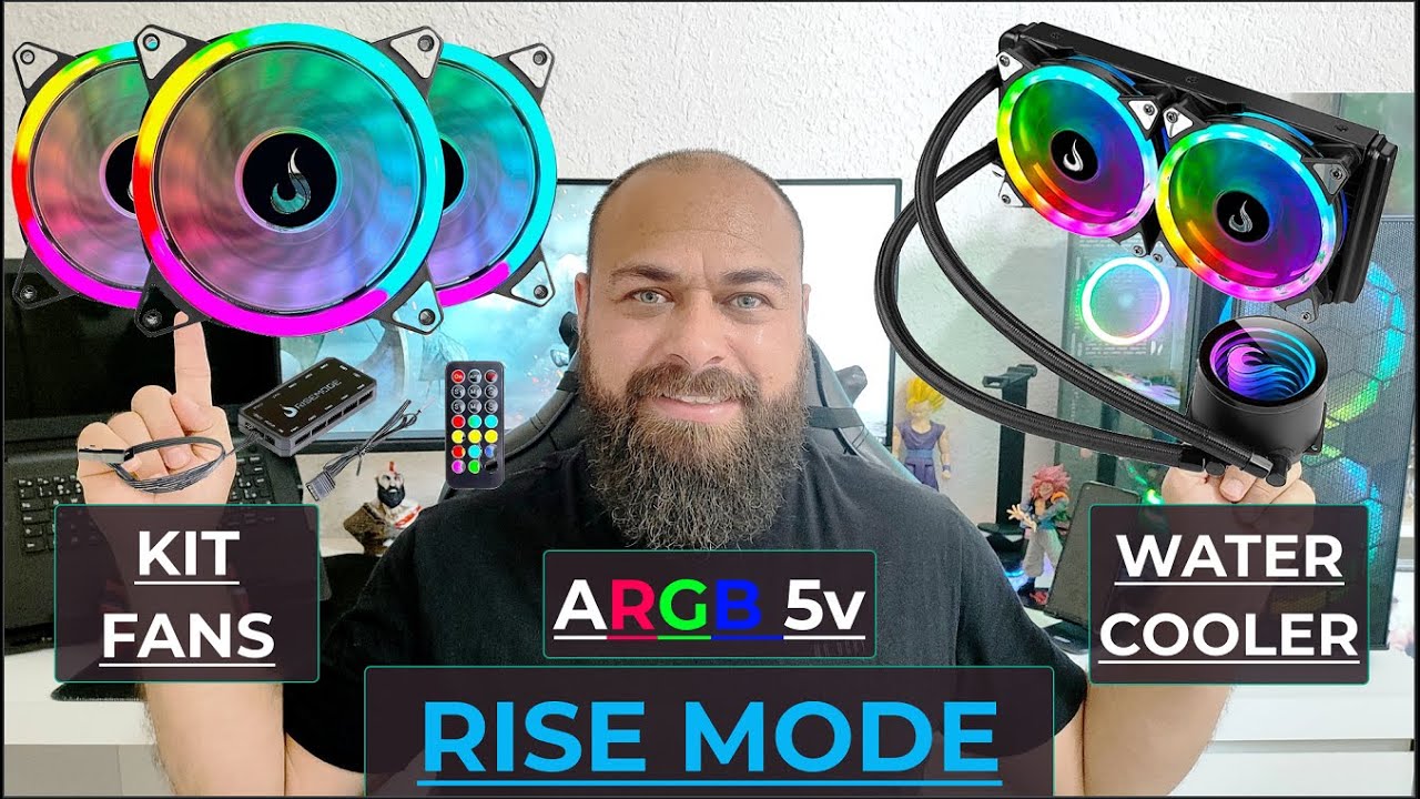 COMO LIGAR CONTROLADORA RISE MODE ENERGY ARGB  COM O WATER COOLER RISE MODE GAMER 240MM