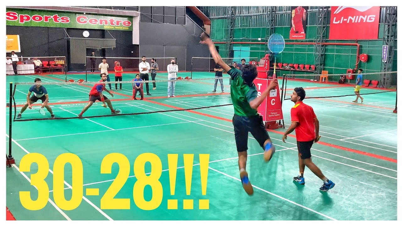 ROSHAN/MINHAJ VS SHIVASHANKAR/JOHN DAYAS:KERALA OLYMPIC GAMES THRISSUR DIST BADMINTON 2022