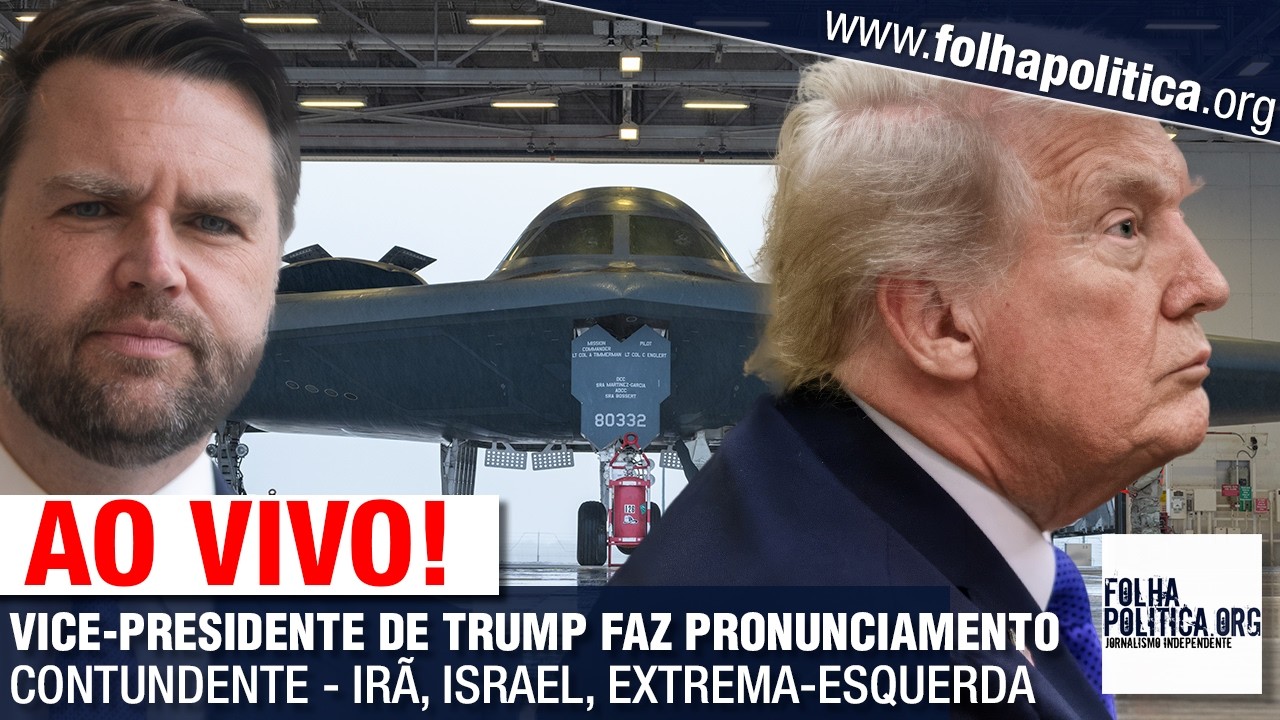 AO VIVO: VICE-PRESIDENTE DE DONALD TRUMP FAZ PRONUNCIAMENTO CONTUNDENTE - IRÃ, ISRAEL, EXTREMA-E...