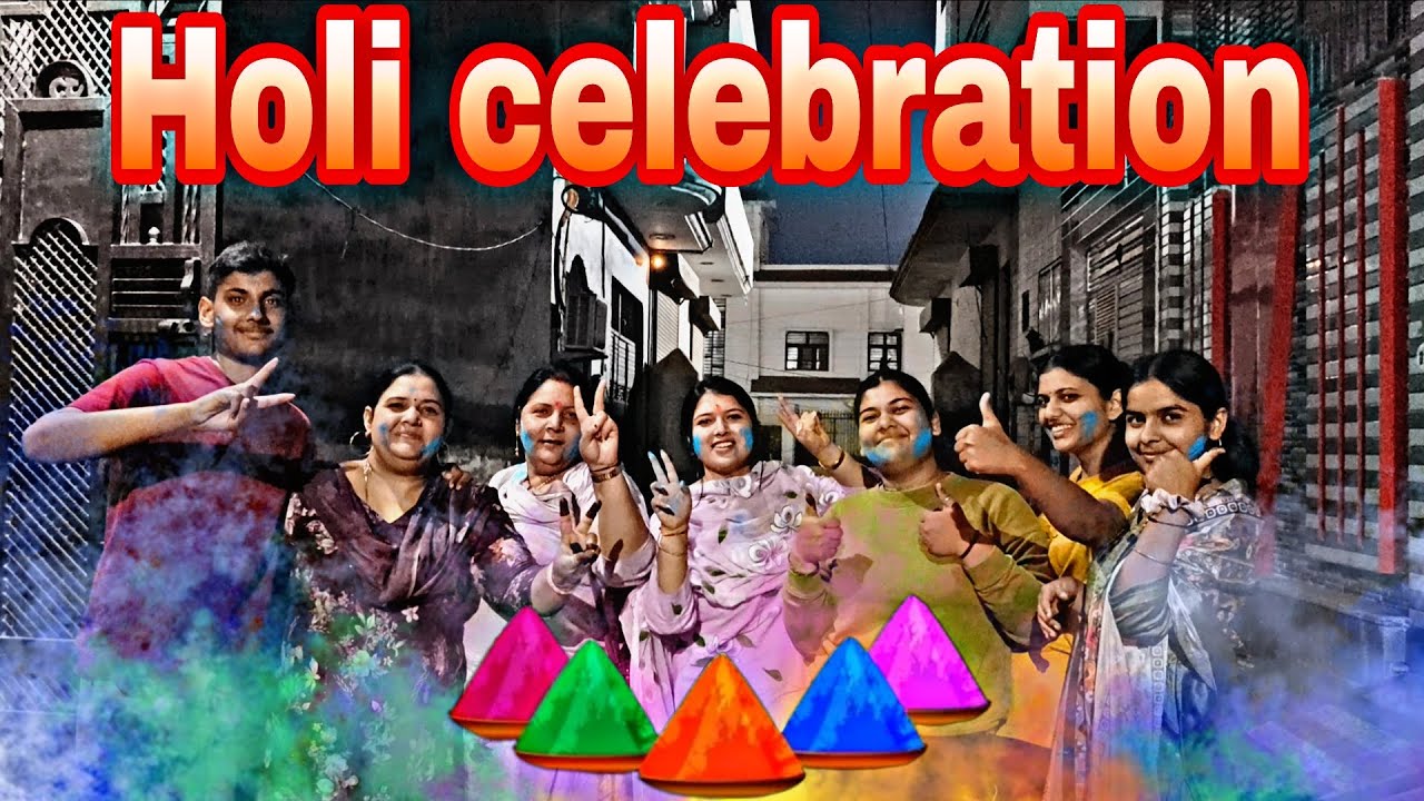 HOLI CELEBRATIONS ♥️ & ghar pa aaye aaj kuch guest♥️🏠