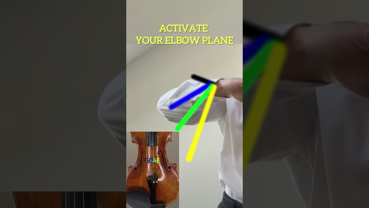 How to hold your elbow when playing the violin #violin #violinist #learnviolin