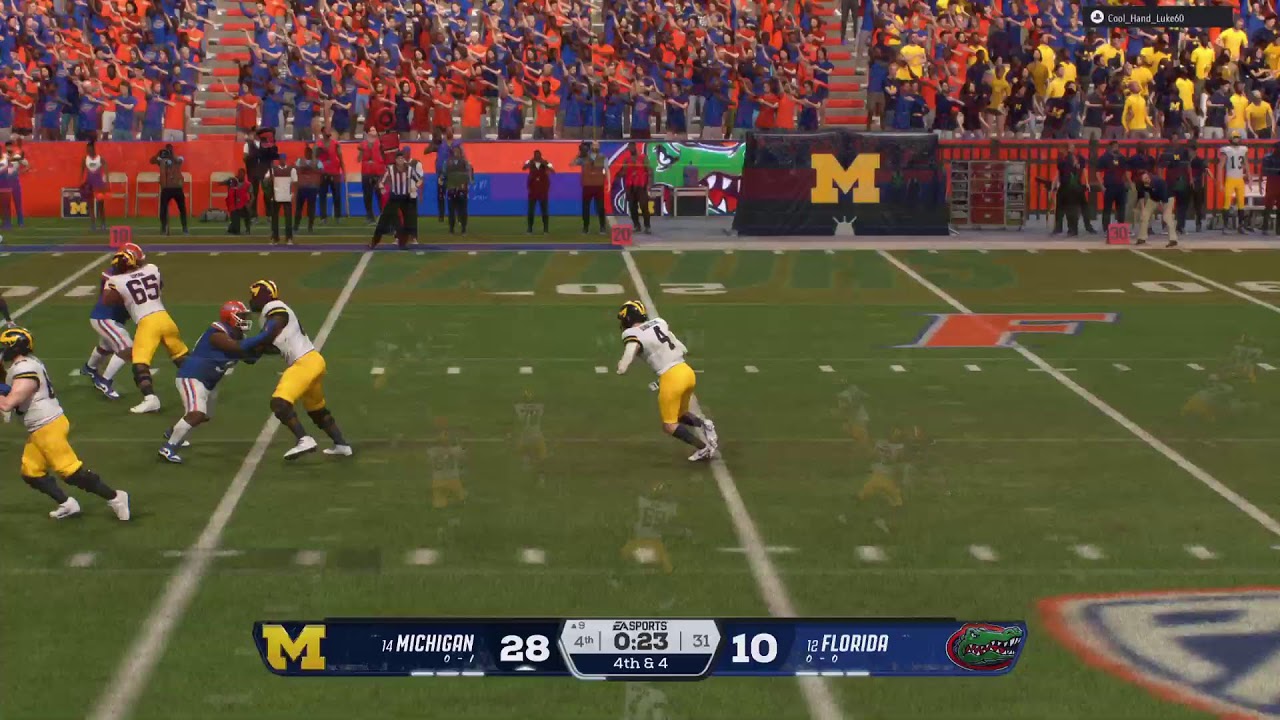 14. Michigan at 12. Florida