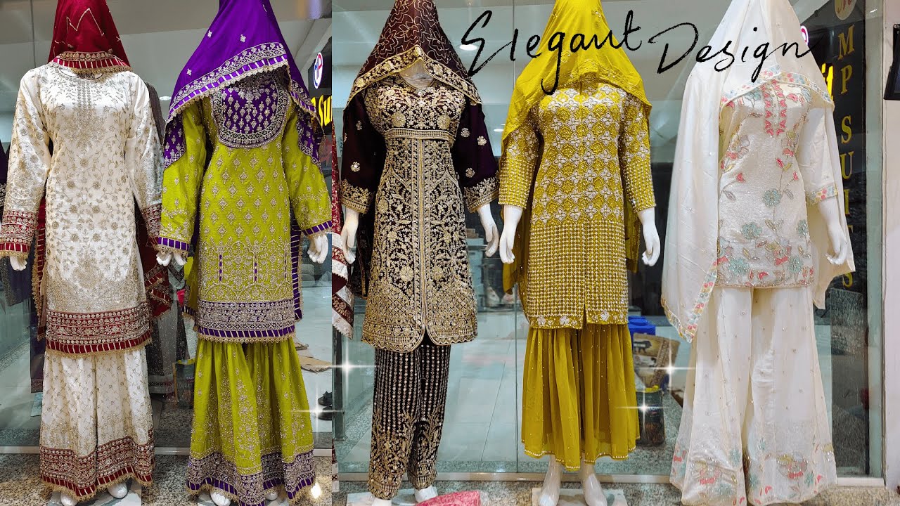 Exclusive Wholesale Dress Materials Trending Pakistani Designs Khada Dupatta Fancy Work Suits