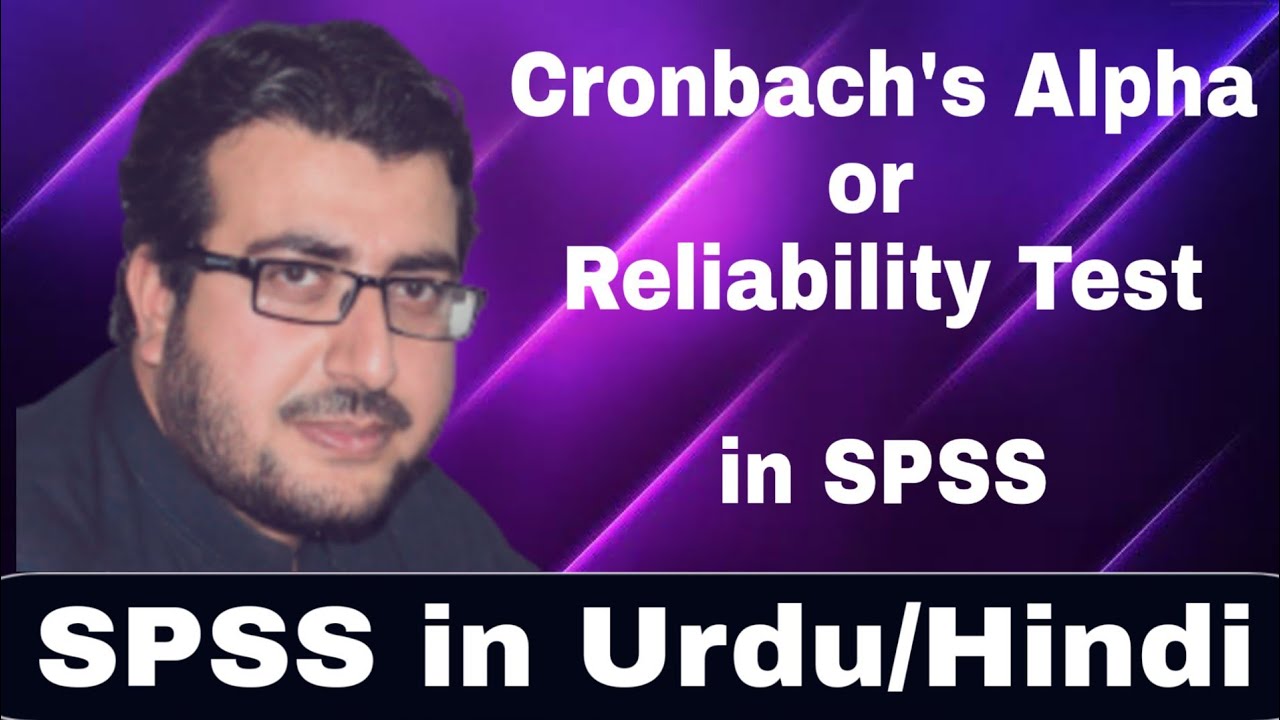 SPSS: Cronbach's Alpha Test for Reliability Test in URDU/HINDI