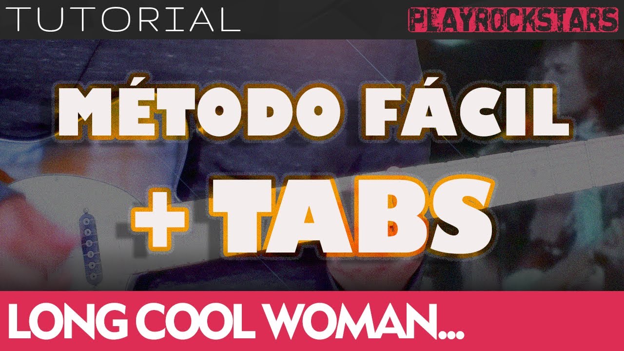 como tocar LONG COOL WOMAN en guitarra The Hollies ⭐️ TUTORIAL / ACORDES / RITMO / TABS