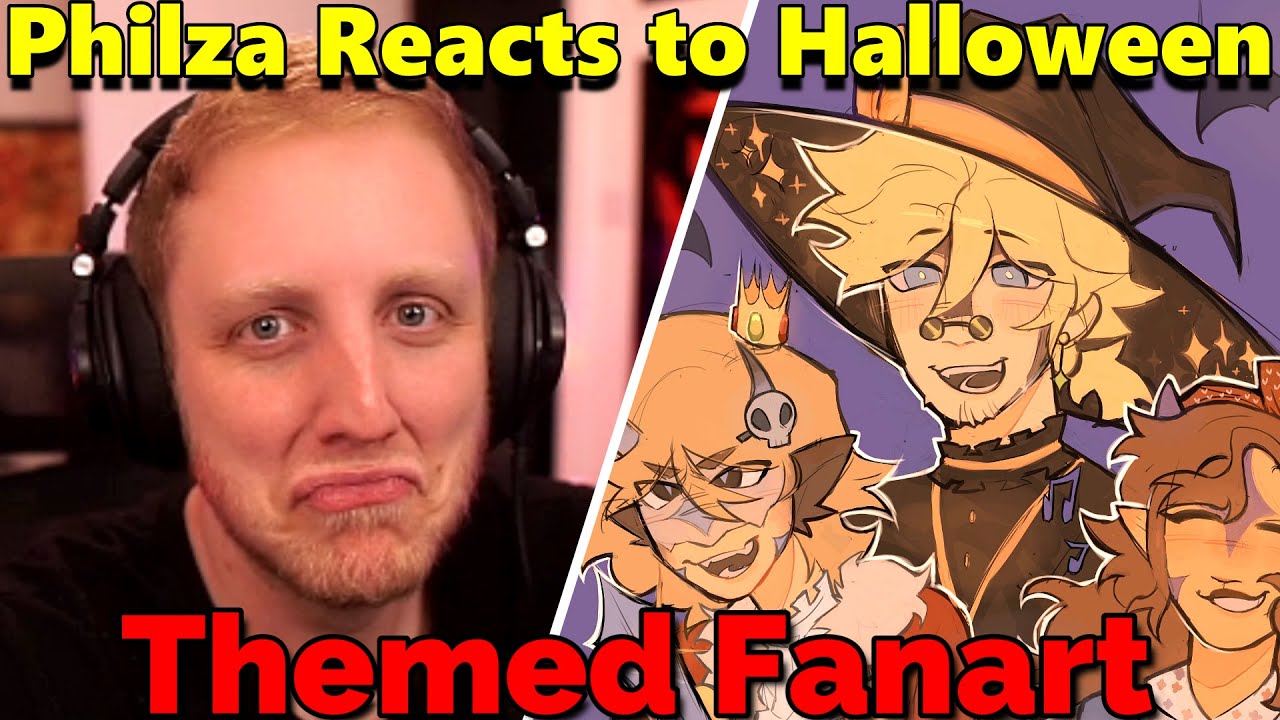 Philza Reacts to Halloween Museum While Etoiles Fight Cucurucho on QSMP Minecraft