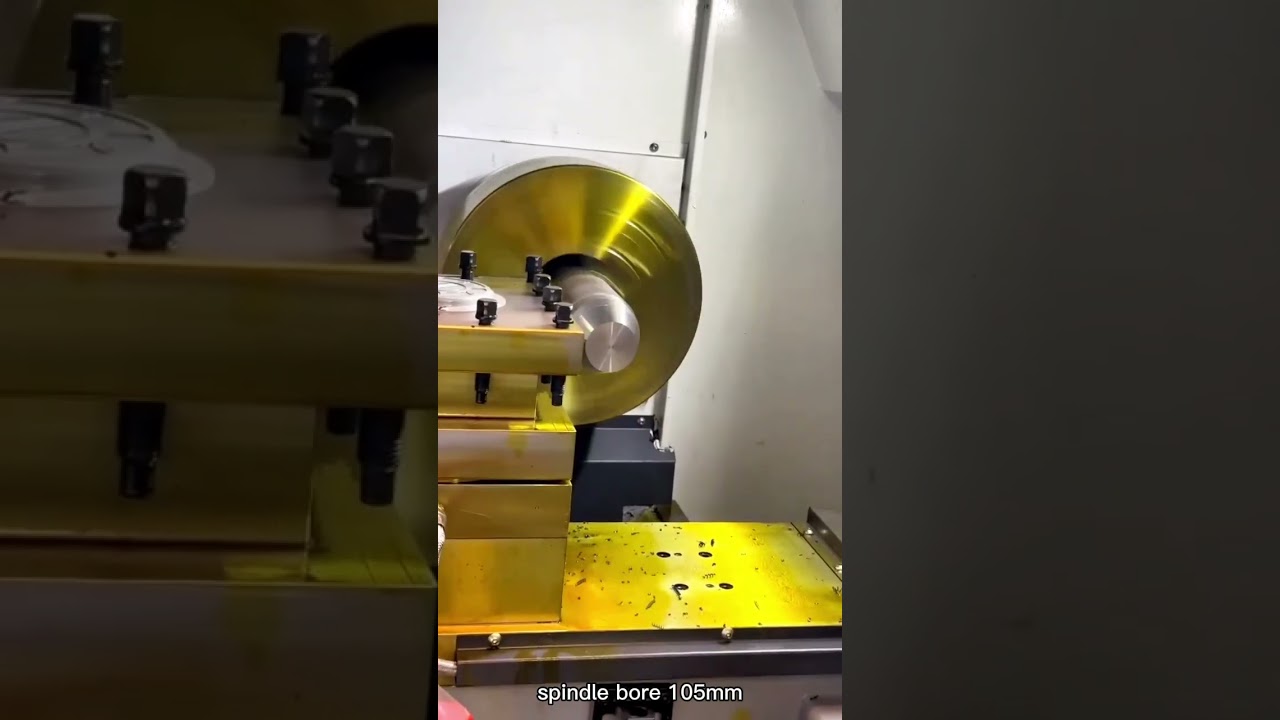 high quality cnc lathe machine with 4 station electric tool holder