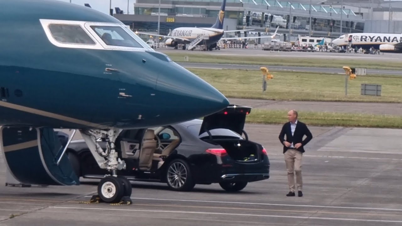 Gulfstream G650ER arrived from TEB to DUB with only 1 VIP passenger 🤷 Reg: EI-AER 27.06.24
