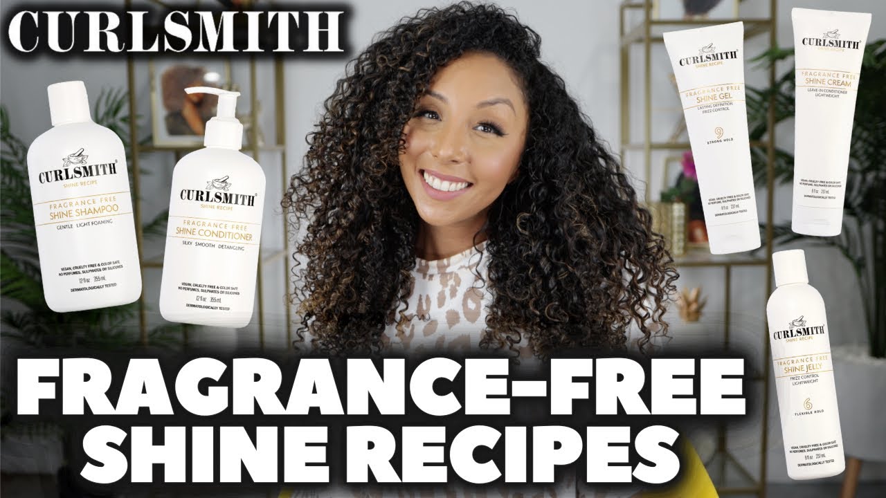 NEW CurlSmith Shine Products! Fragrance- Free! | BiancaReneeToday