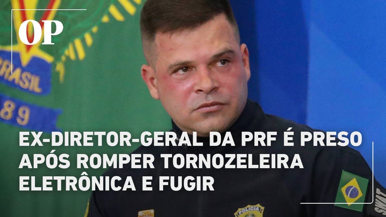 Ex-diretor-geral da PRF &eacute; preso no Paraguai ap&oacute;s romper tornozeleira eletr&ocirc;nica