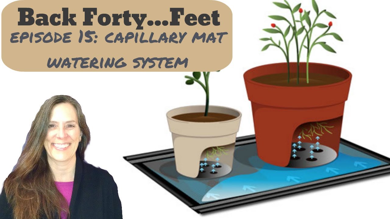 Capillary watering mat system E15S1