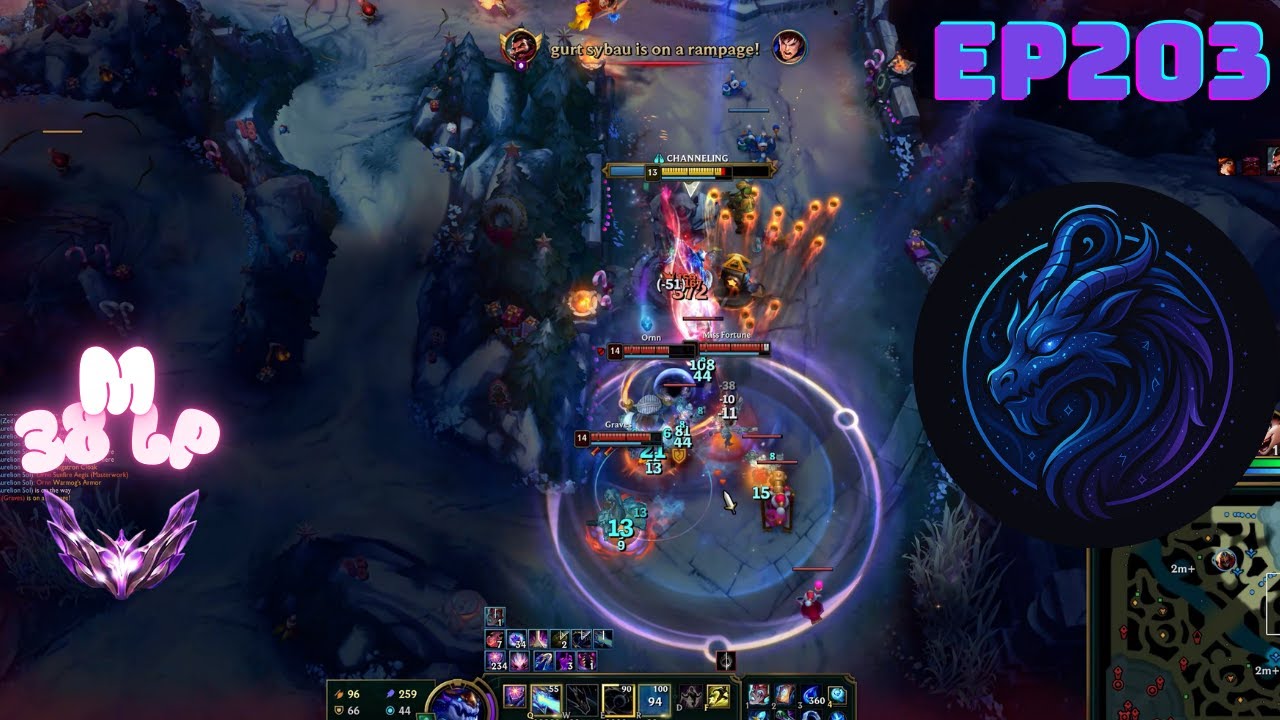 Road to rank 1 aurelion sol (no edit just educational)🔥- ep203 [league of legends-Arabia]