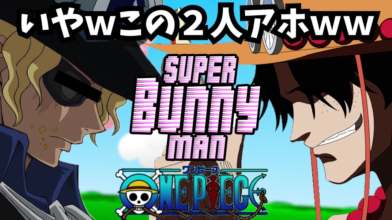 【ワンピース】エース×サボ　兄弟の絆は本物なのか？ｗｗｗ【声真似】【Super Bunny Man #1】