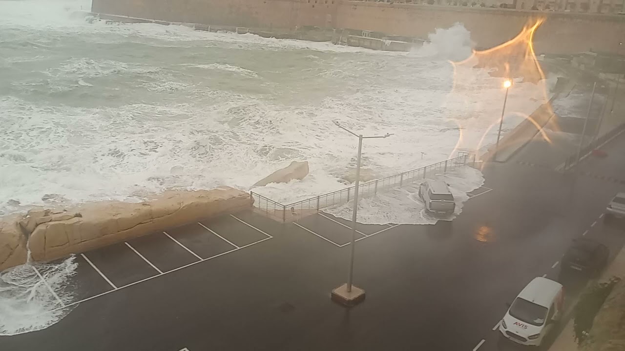 Storm Harry in Malta 20 January 2026