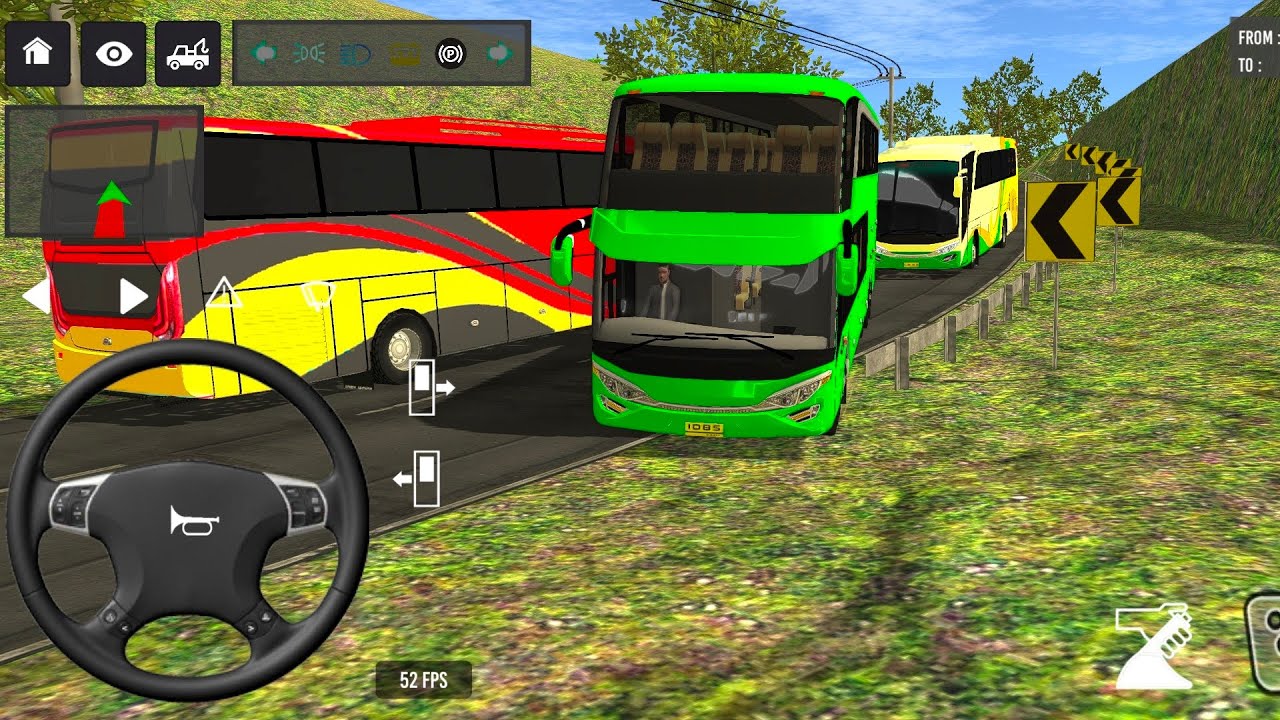 😍Bus Simulator: 3D Bus Games:Bus Simulator ll🔥 new euro coach ll NEW BUS SIMULATOR INDONESIA  #games