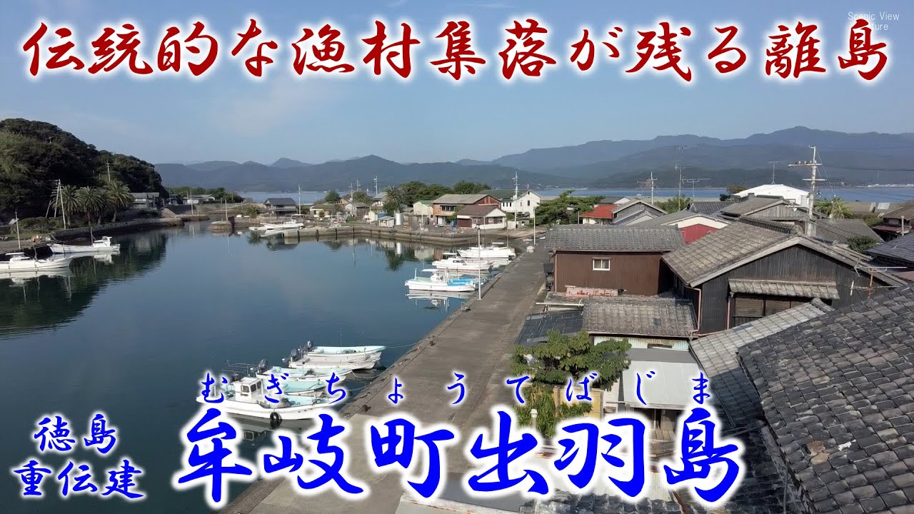 徳島『牟岐町出羽島』 ～ 伝統的な漁村集落が残る離島 ～ 「重要伝統的建造物群保存地区」シリーズ Vol.57 Old townscape of Japan