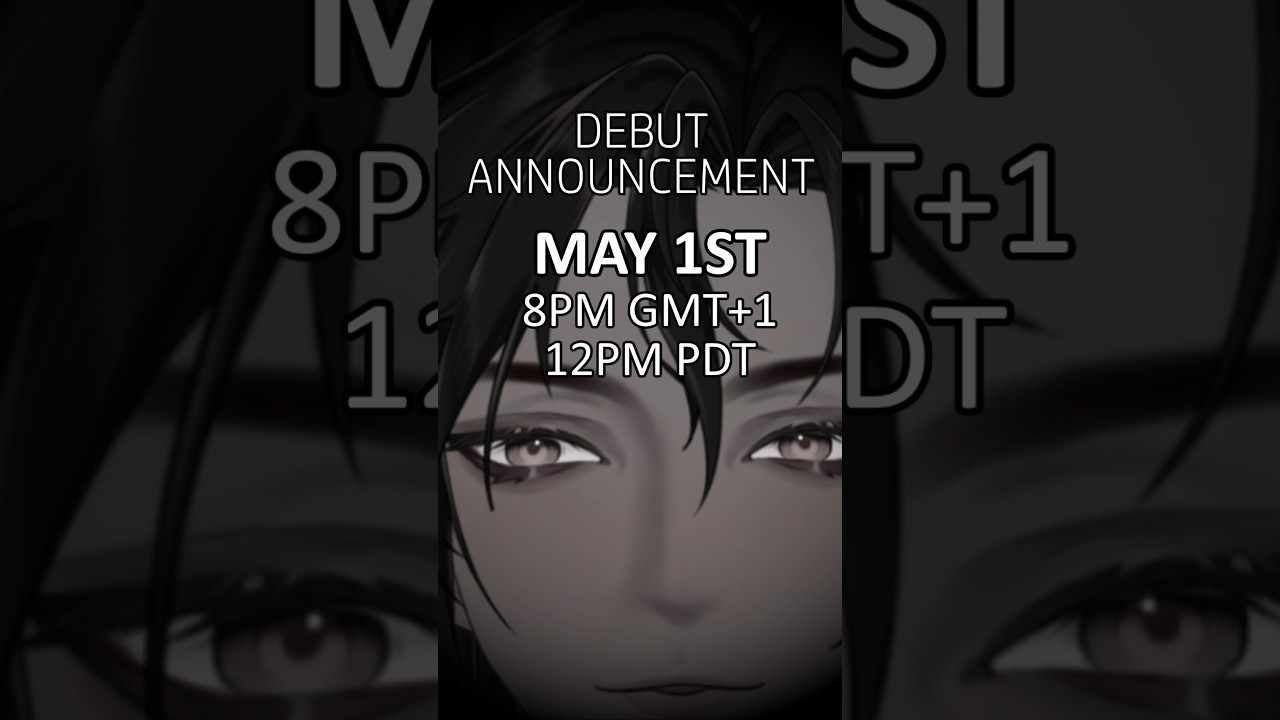 Vtuber Debut Announcement! Meet me May 1st! #vtuber #vtuberdebut #modelreveal