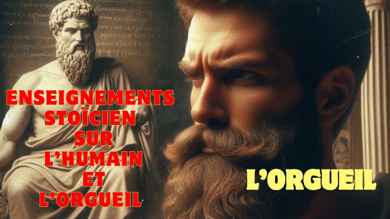 Enseignements stoïcien sur comment faire face à l'orgueil l'humain.