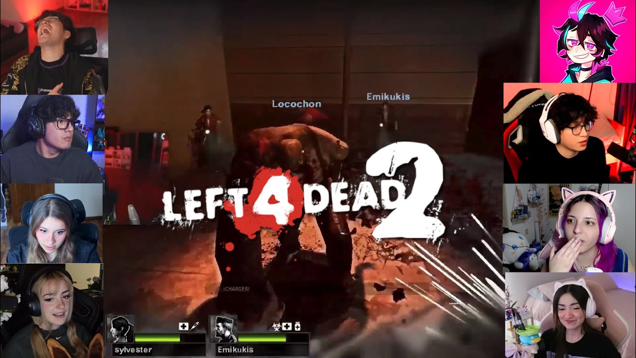 VERSUS de STREAMERS en Left 4 Dead 2 (Último Vuelo)