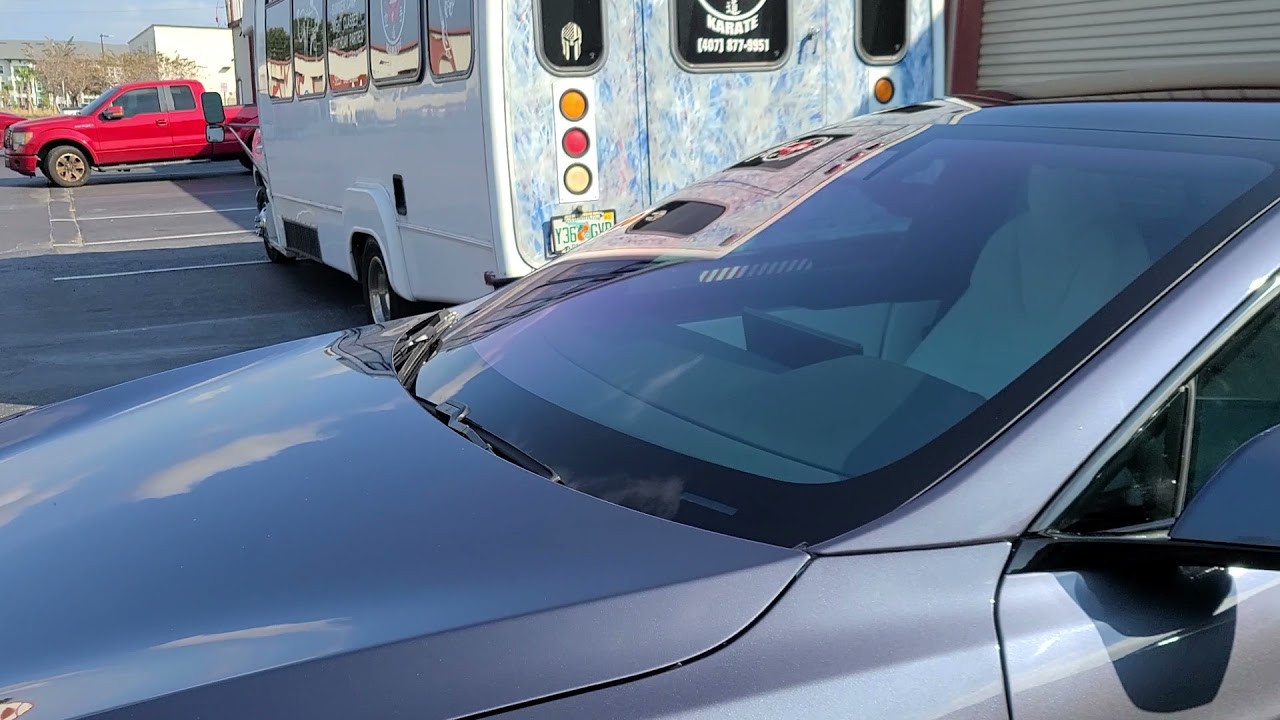 Tesla Model S Windows Tinted with Xpel Prime XR Plus Super Ceramic Window Film in Winter Garden, FL.