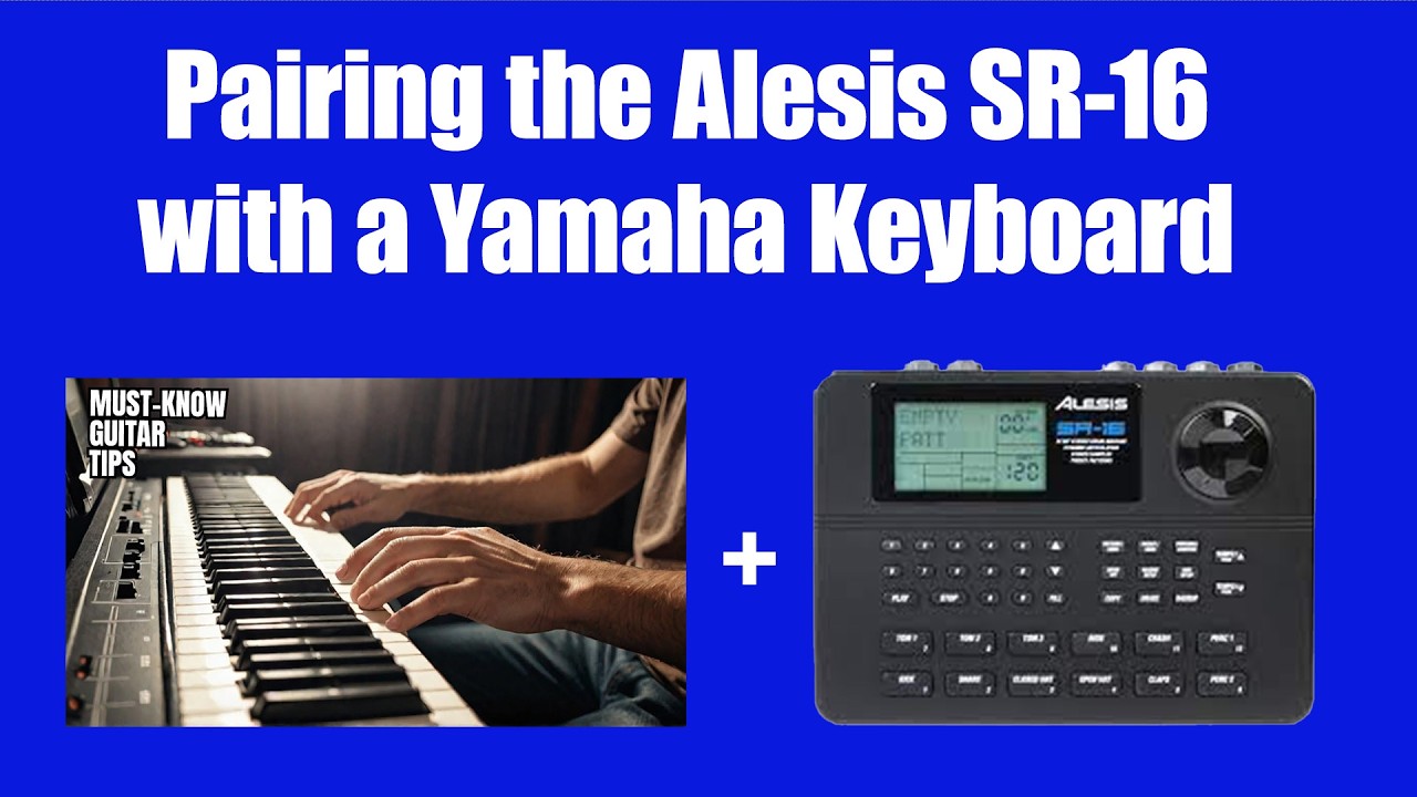 This MIDI Trick Will Blow Your Mind! (Alesis SR-16 + Yamaha PSR-550)