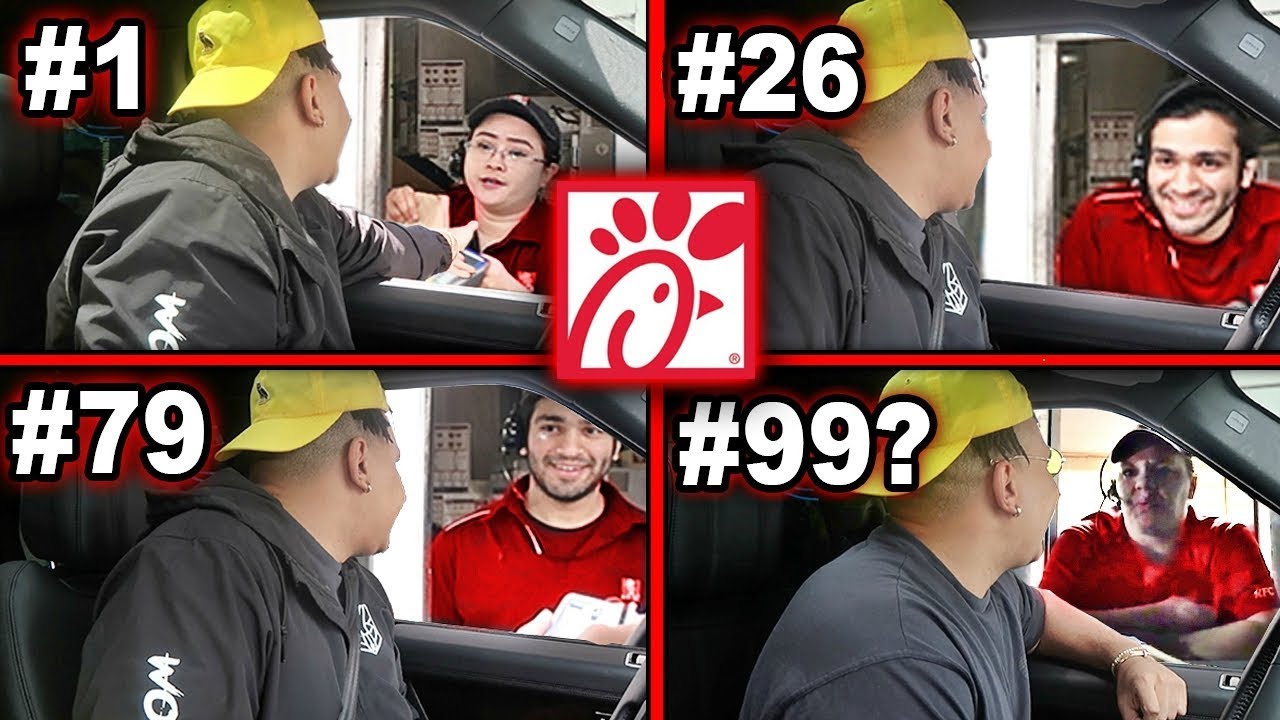 Проезжал через ОДИН И ТОТ ЖЕ самый ресторан Chick-Fil-A, пока они НЕ ОТКАЗАЛИСЬ меня обслуживать ...