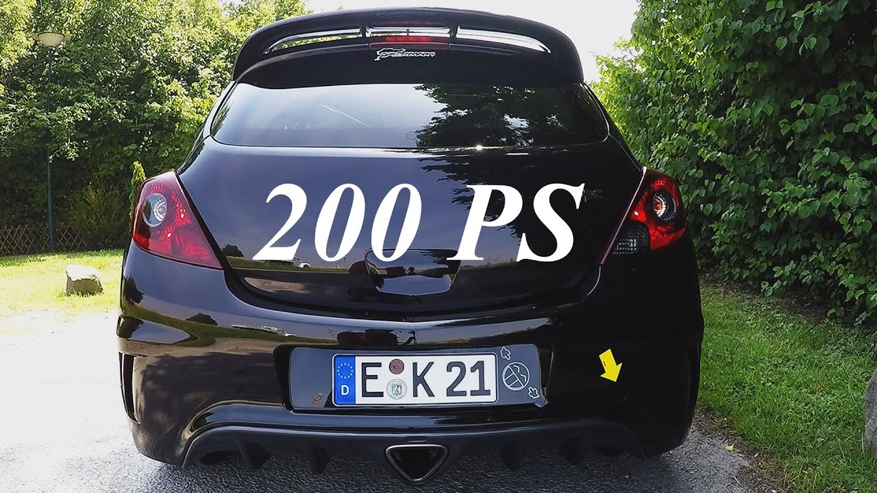 Opel Corsa OPC - Sound & Acceleration & Onboard Autobahn [0-230km/h]