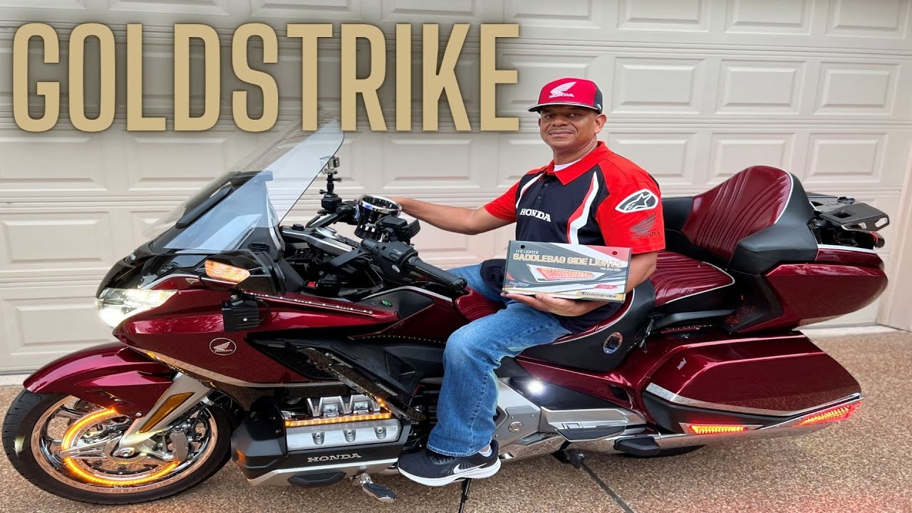 2023 Goldstrike Saddlebag Side Lights Installation 2018-2022 Goldwings