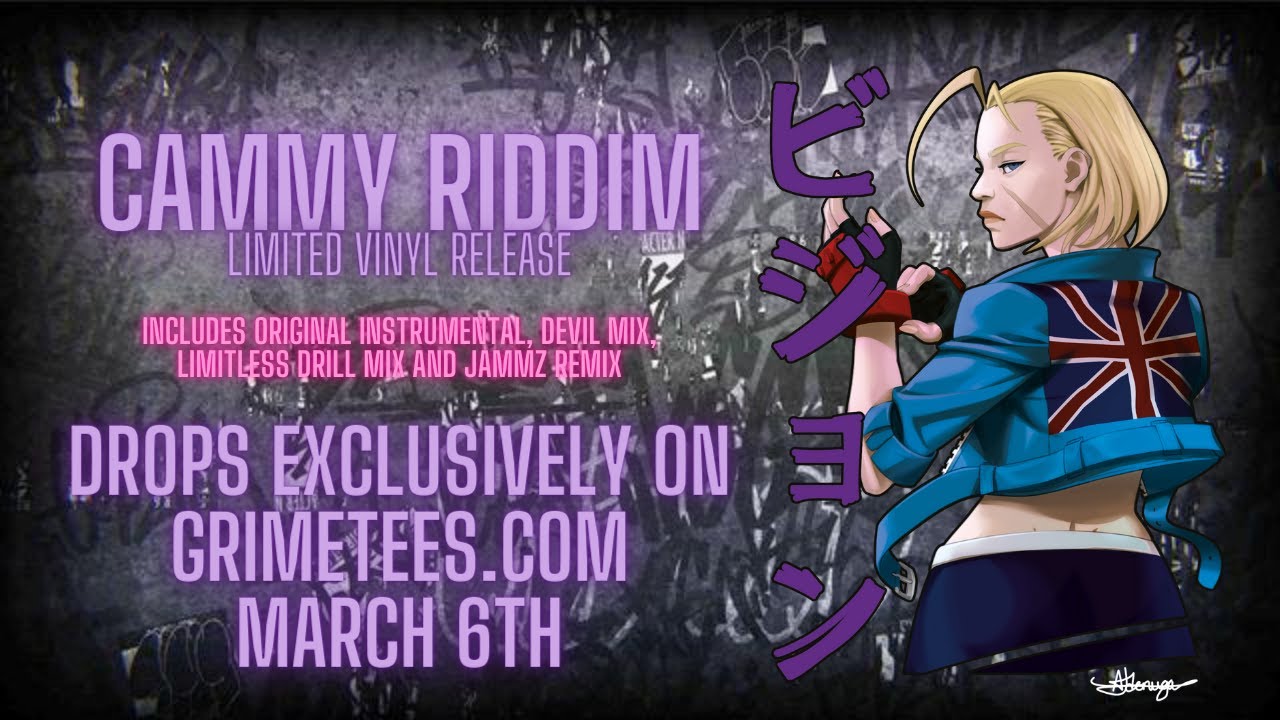 Blay Vision 'CAMMY RIDDIM' limited vinyl release March 6th via GrimeTees.com!!!