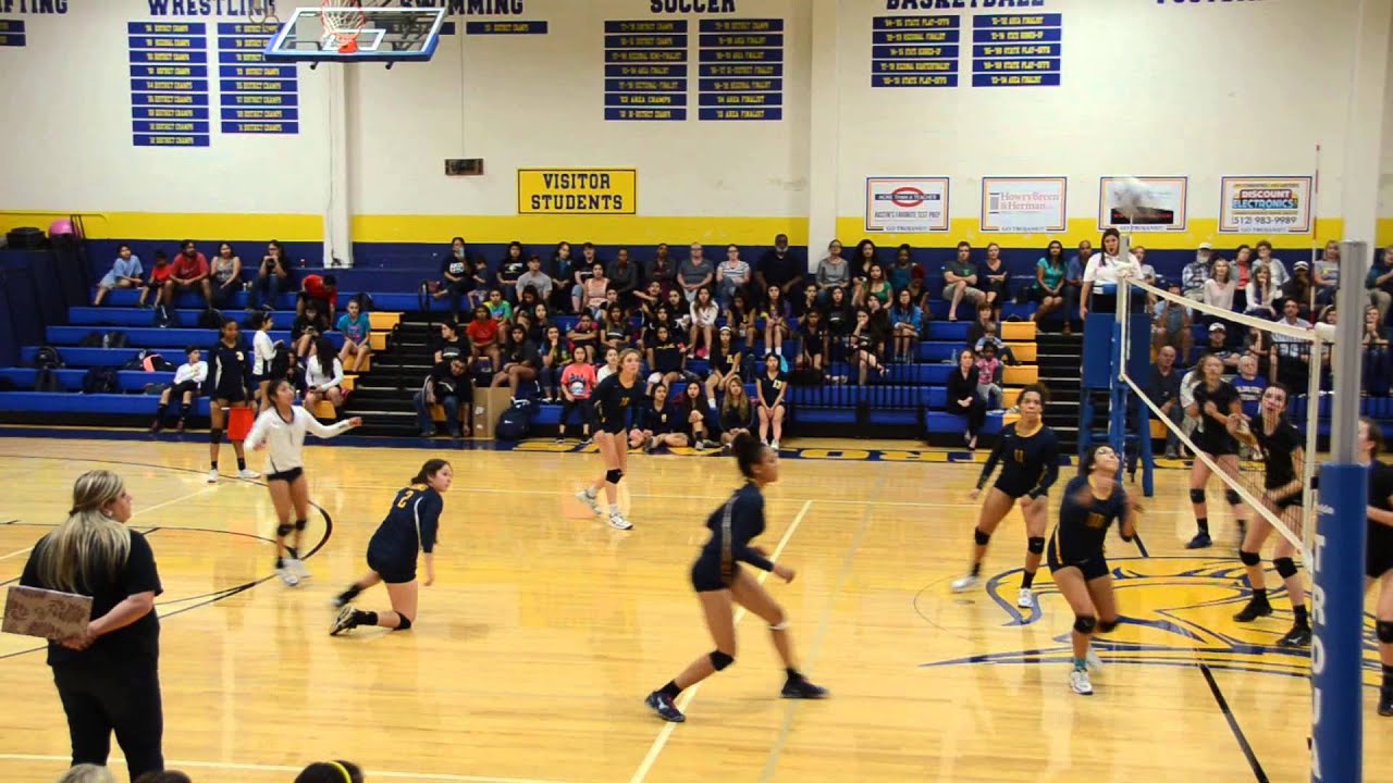 W.C. Akins High School LadyEagles Volleyball vs Anderson 2014-15 final game of the season