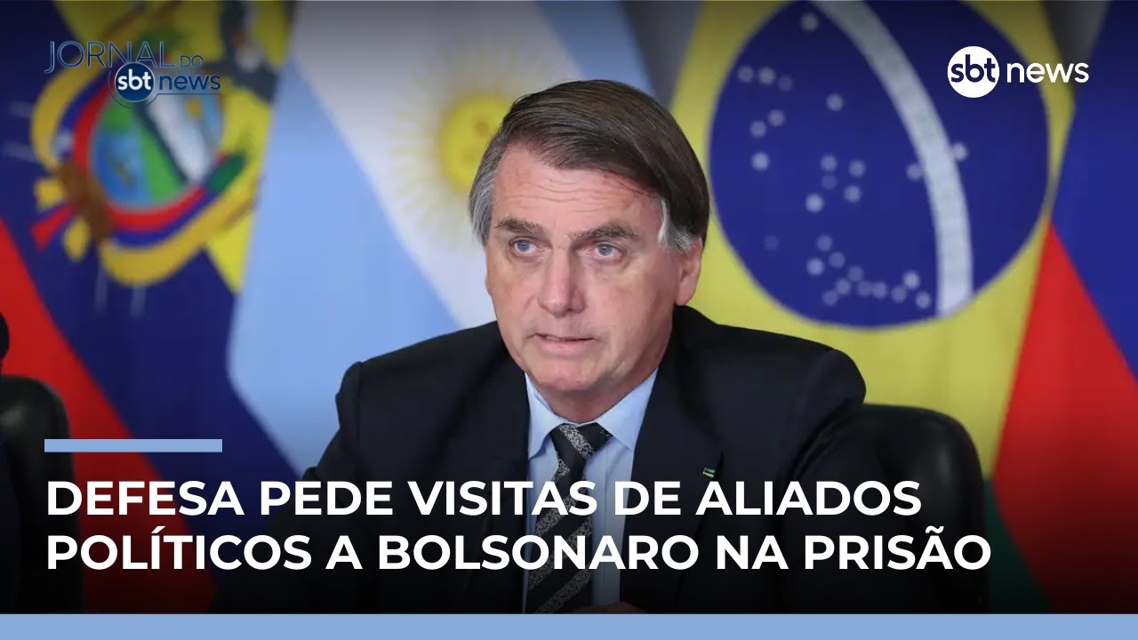 Defesa pede autorização ao STF para visitas a Bolsonaro | #JornaldoSBTNews