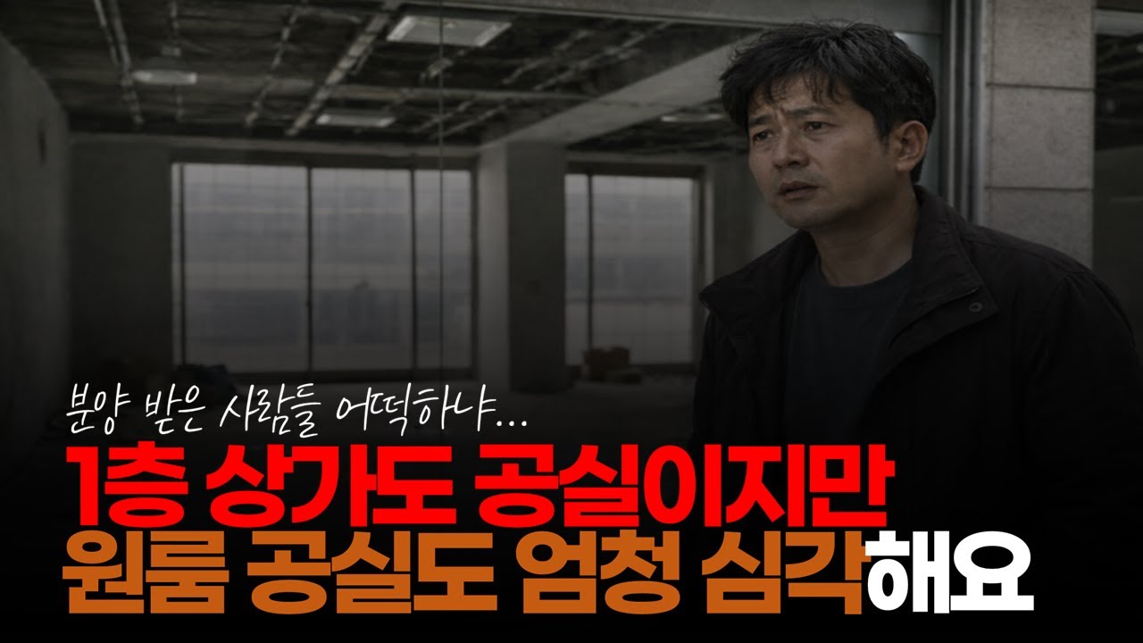 (※시청자댓글) 1층 상가도 공실이지만 원룸 공실도 엄청 심각해요. 진짜 건물주들 대출 끼고 있는 사람들은 위태위태 할 겁니다. 