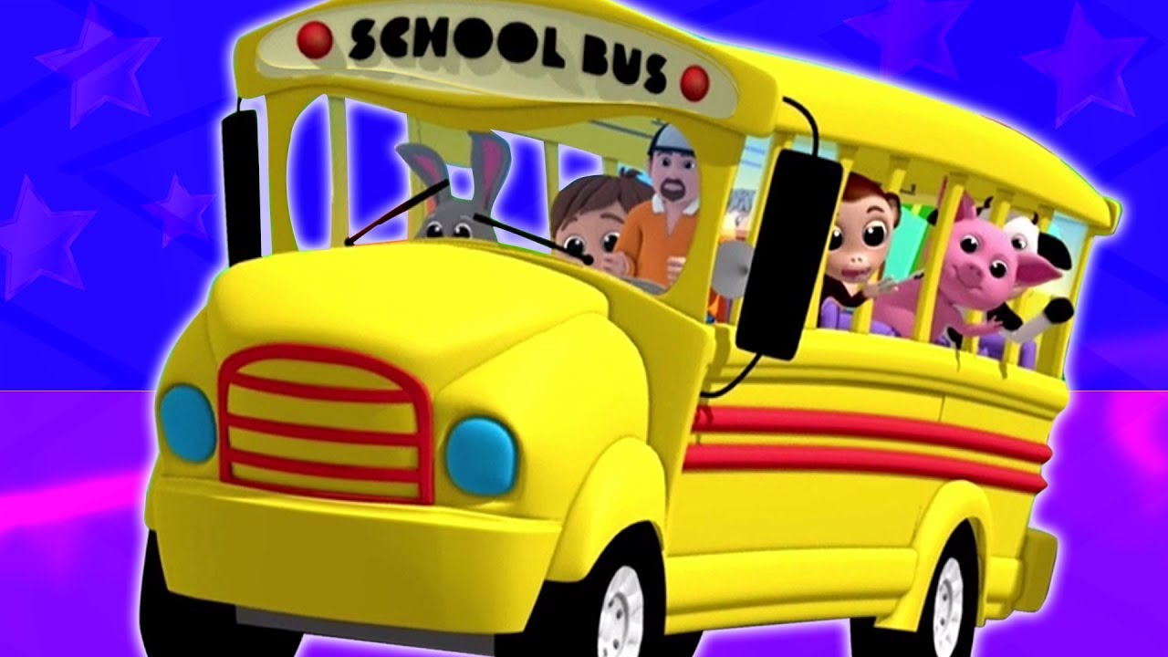 Bánh xe trên xe buýt | vần điệu ở việt nam | Rhymes for Toddlers | 3D Bus Songs | Wheels On the Bus