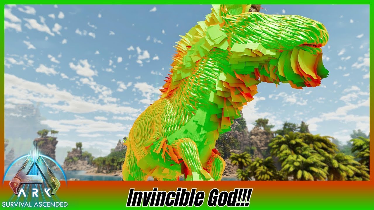 This GOD might be invincible Ark Survival Ascended Omega Mod