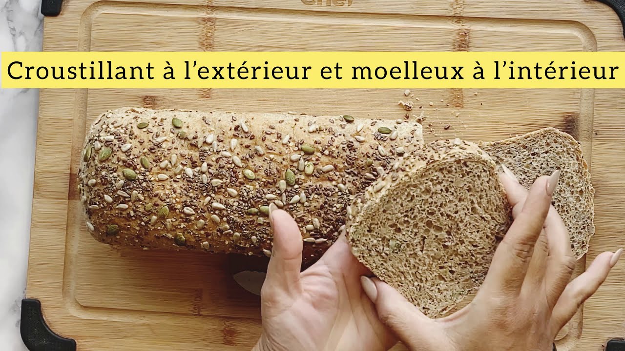 Pain tranché multi-grains et blé entier
