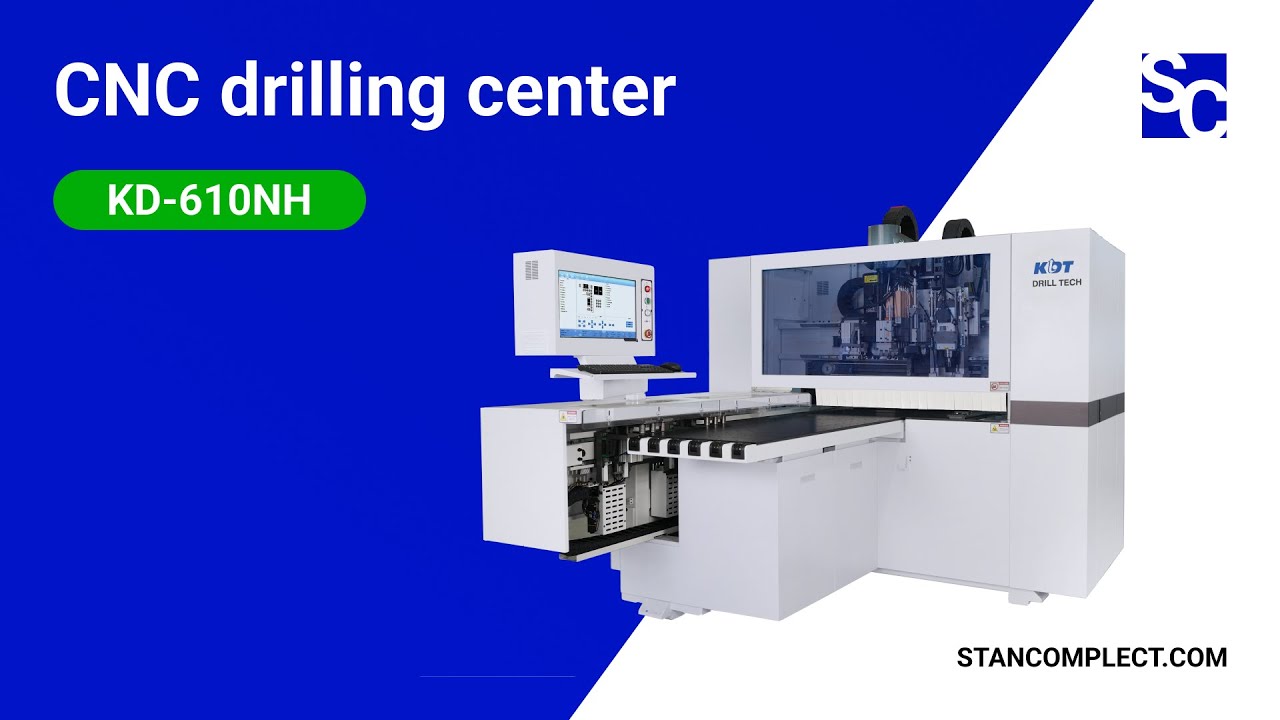 CNC drilling center KD-610NH from KDT Woodworking Machinery