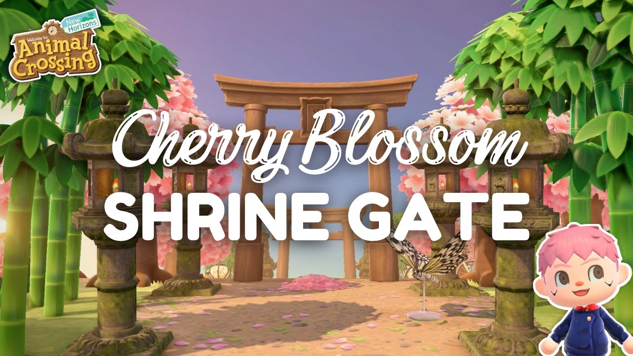 Building a Shrine Gate Walkway! *Jujutsu Kaisen Inspired* 🌸 Animal Crossing: New Horizons