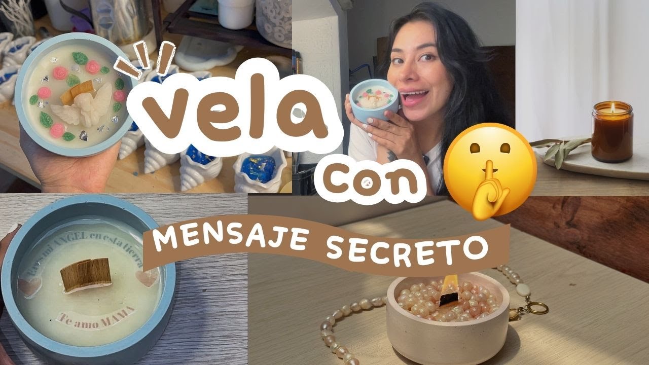 DIY vela con mensaje secreto