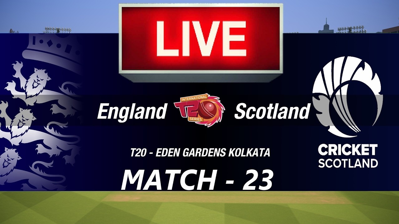 🛑LIVE- ENGLAND vs SCOTLAND🛑T20 WORLD CUP 2026🛑ENG vs SCO🛑CRICKET 26 GAMEPLAY🛑LIVE MATCH STREAMING🏏