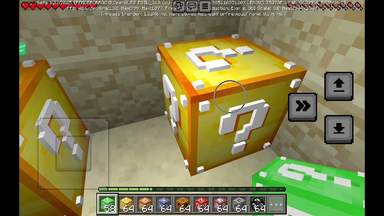 Jugando Minecraft con lucky blocks