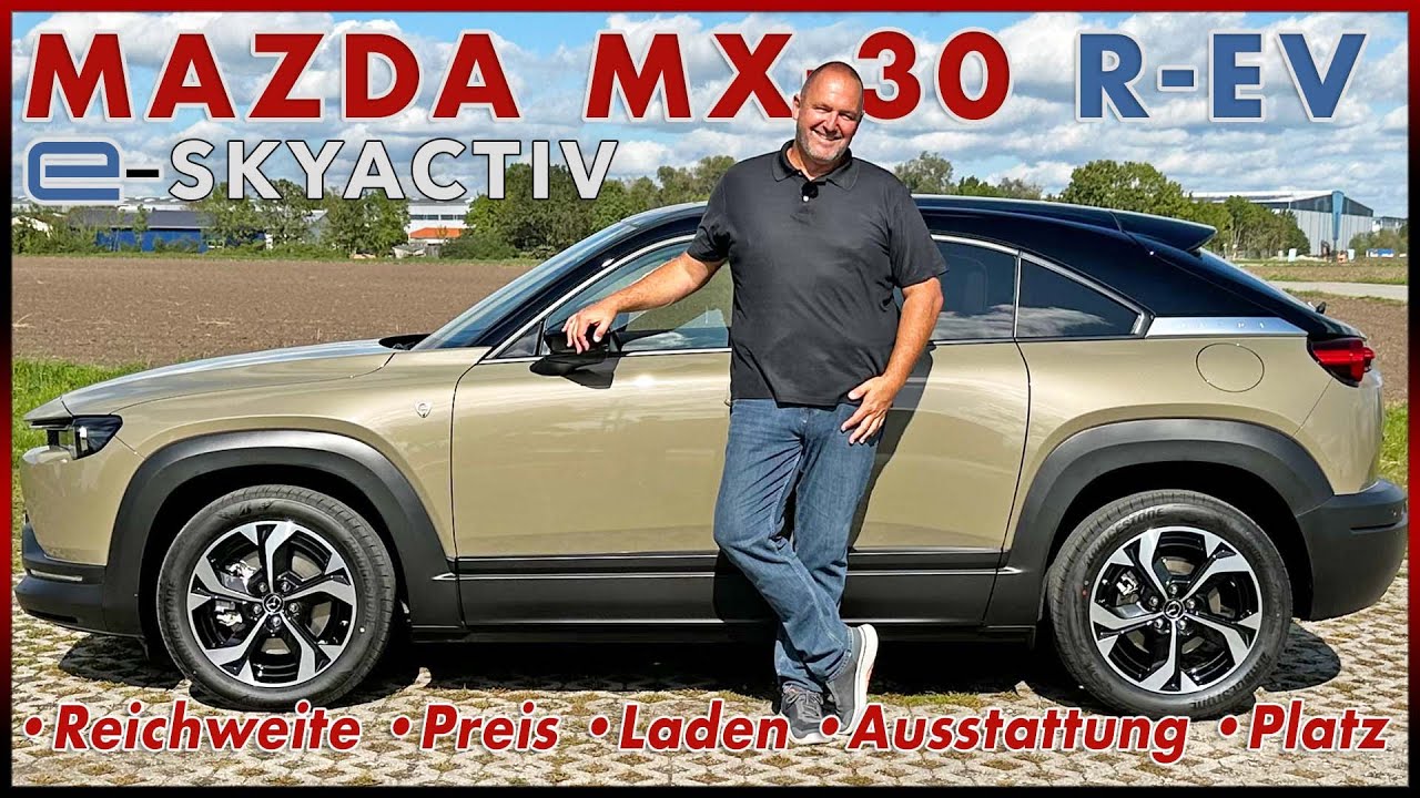 MAZDA MX-30 R-EV - Wankel als PHEV Generator - Klappt das? | Test Reichweite Fahrbericht Review 2023