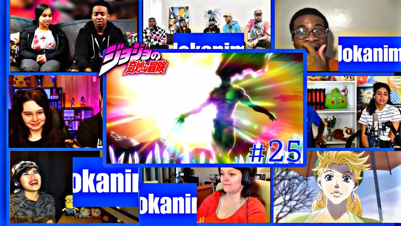 Joseph Vs Kars Part 1🔥| JoJo’s Bizarre Adventure Episode 25 Reaction Mashup