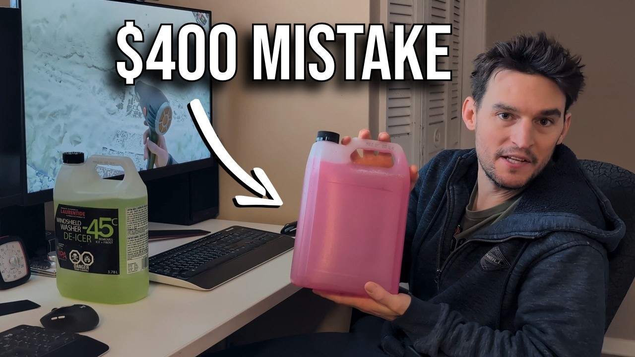 I Wasted $400 Freezing My Pressure Washer (Propylene Glycol vs. Methanol)