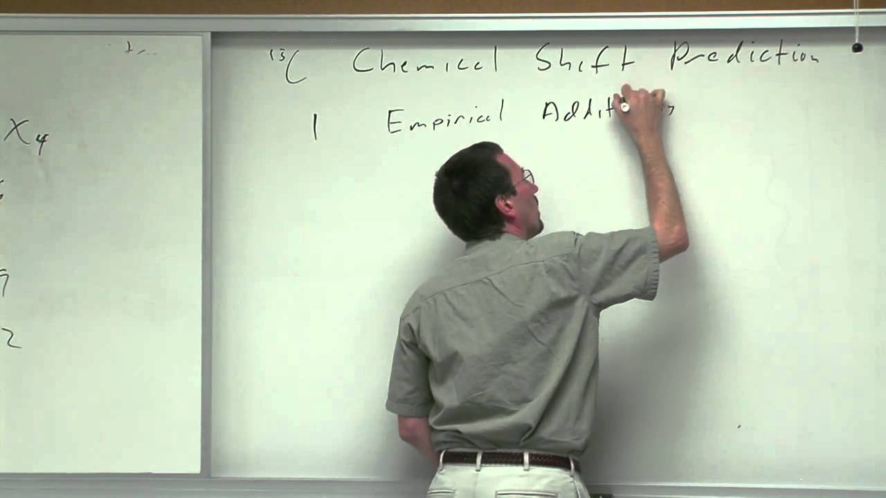 Lecture 16. The Importance of 13C Chemical Shifts in Structure and Stereochemistry Determination